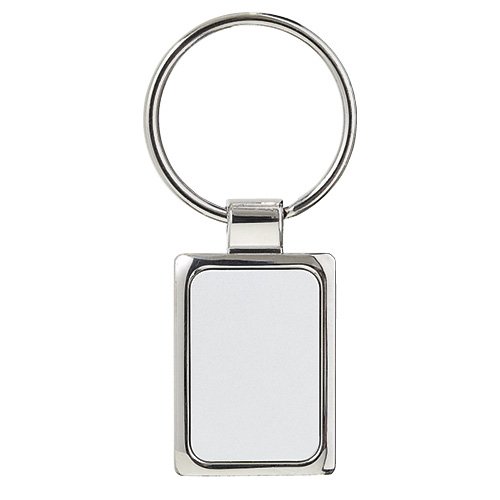 LLAVERO SQUARE PLATA