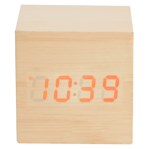 RELOJ TIME CUBE BEIGE