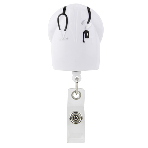 PORTA GAFETE DOCTOR BLANCO