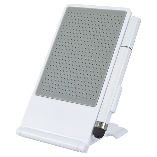 PORTA CELULAR BARI BLANCO CON GRIS