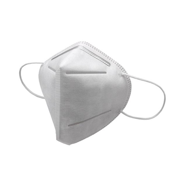 CUBREBOCAS KN95 DE 5 CAPAS ADULTO COLOR BLANCO