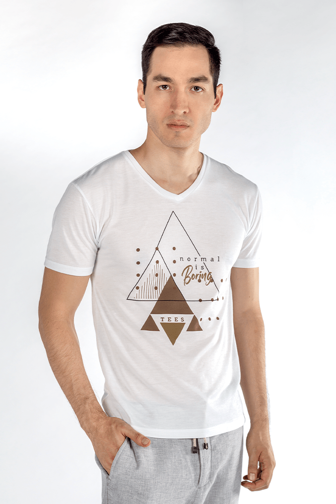 PLAYERA CABALLERO CUELLO V PARA SUBLIMAR