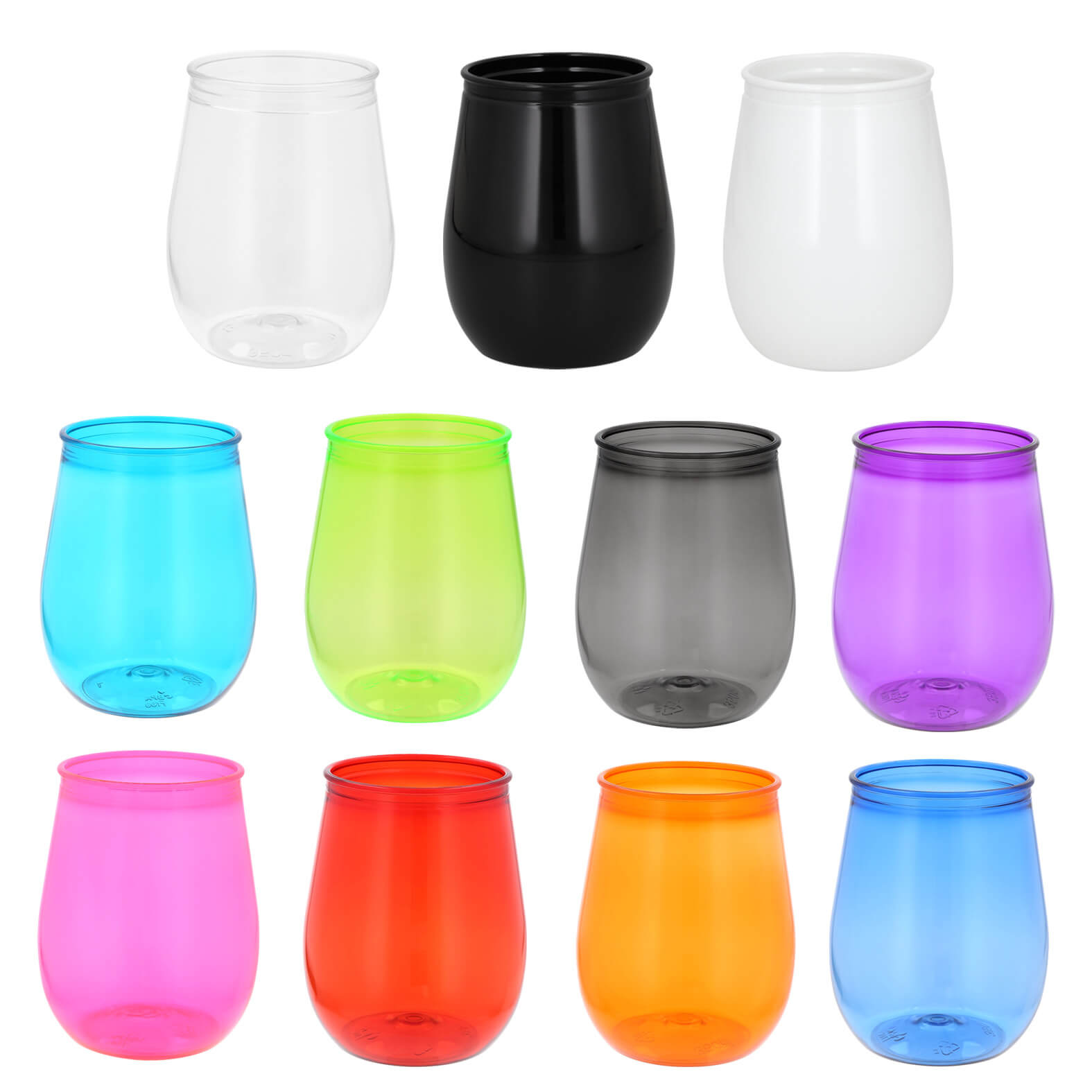 VASO BALI DE PLASTICO DE 350 ML