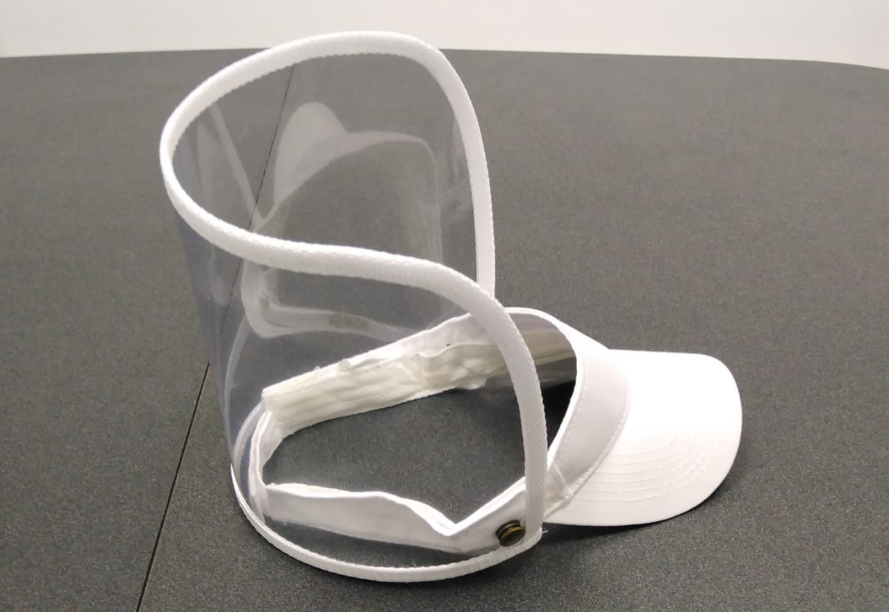 VISERA CON CARETA DE PVC VARIOS COLORES ADULTO