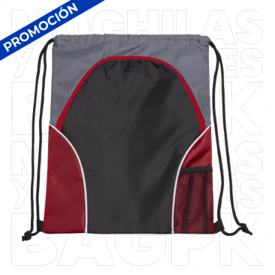 BOLSA UNIVERSITARIA DE POLIESTER ROJO