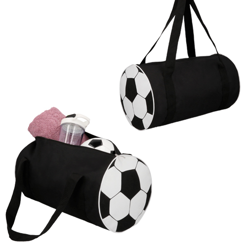 MALETA TORRADO CON DISEÑO DE BALON SOCCER EN LATERALES