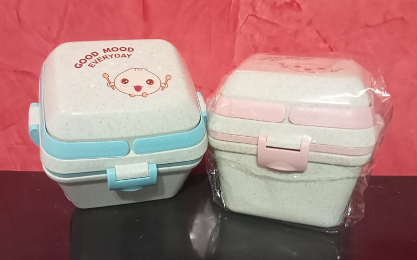 BOX LUNCH LONCHERA CON 3 CONTENEDORES (2 COLORES)