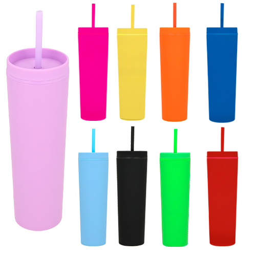TERMO LAVANDA DOBLE PARED DE PLASTICO Y ACABADO RUBBER