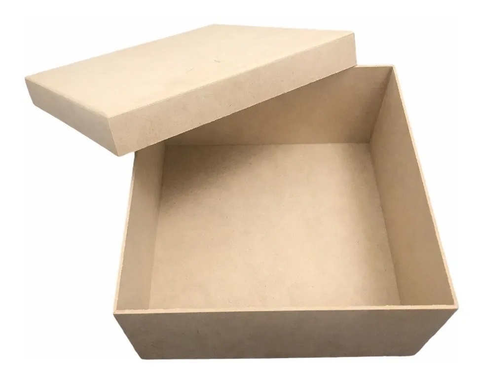 CAJA DE MDF PARA REGALO MED. 30 X 30 X 10 CMS.
