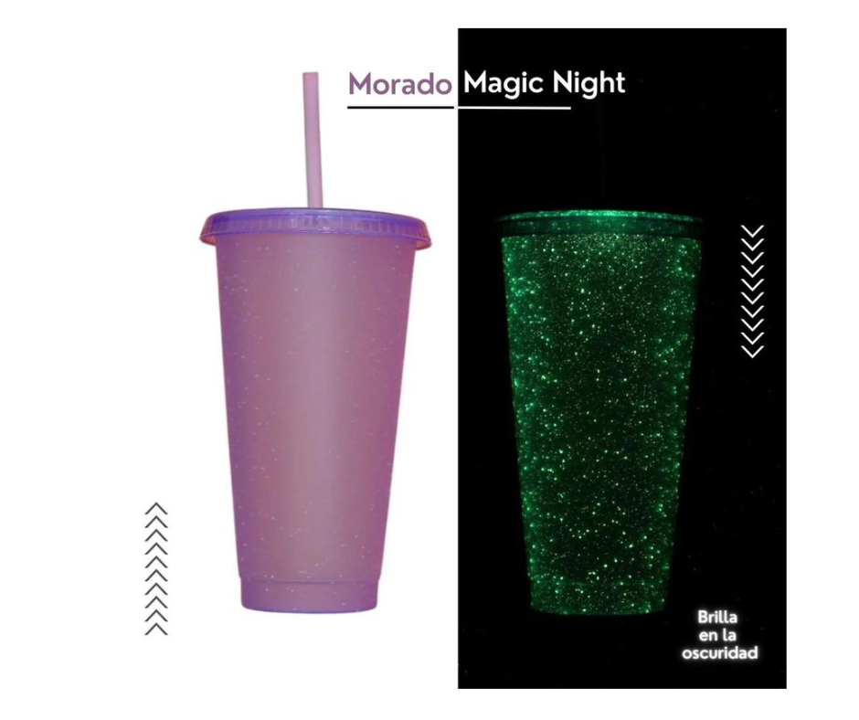 VASO SUN 24 ONZ. MAGIG NIGHT MORADO (BRILLA EN LA ...