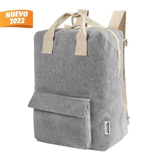 MOCHILA KIRAN COLOR GRIS