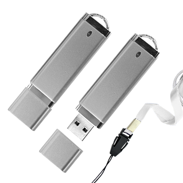 USB LUXURY DE 16 GB COLOR PLATA