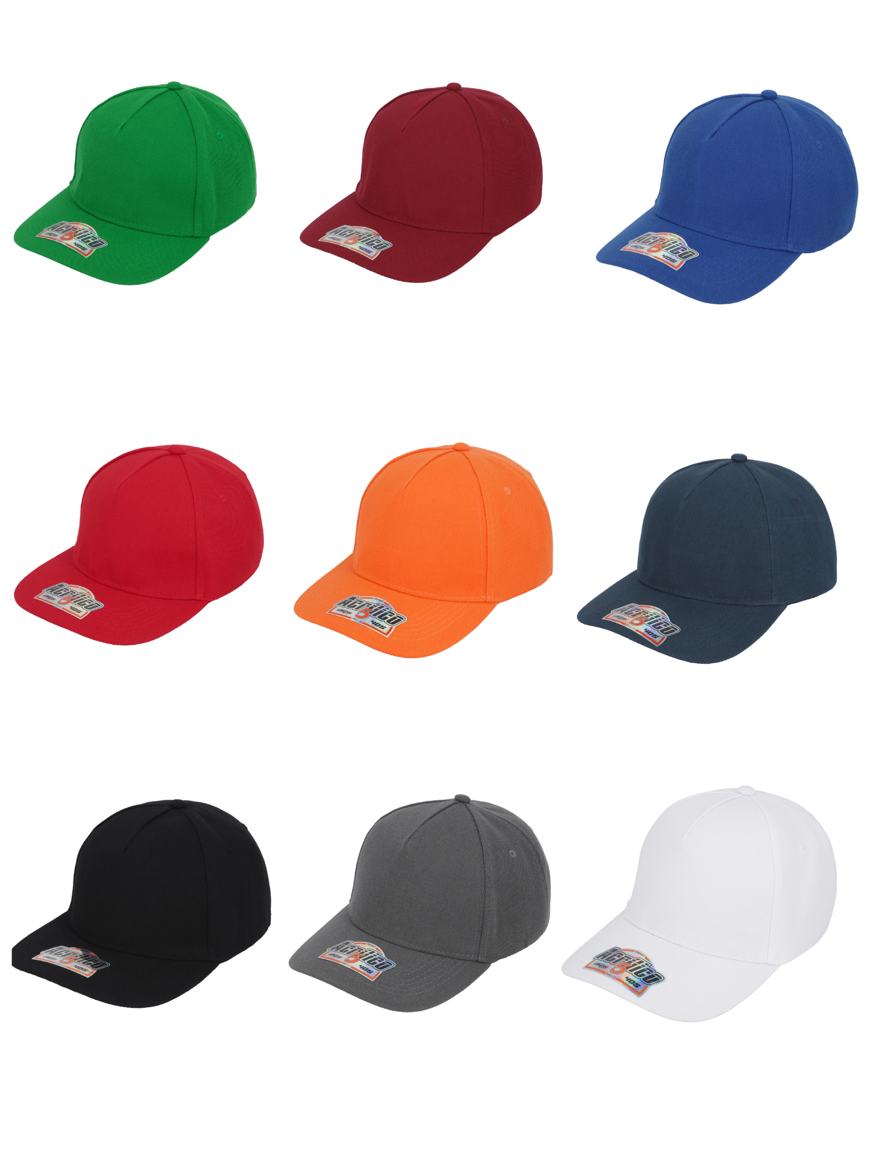 GORRA ACRILAN POLIESTER DE 5 GAJOS