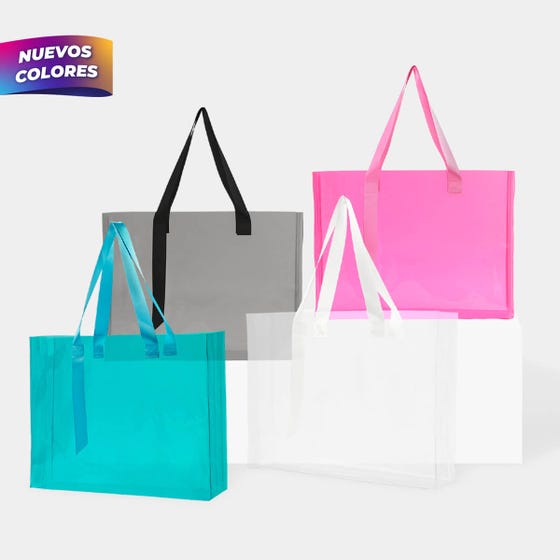 BOLSA MAXINA DE PLASTICO TRANSPARENTE
