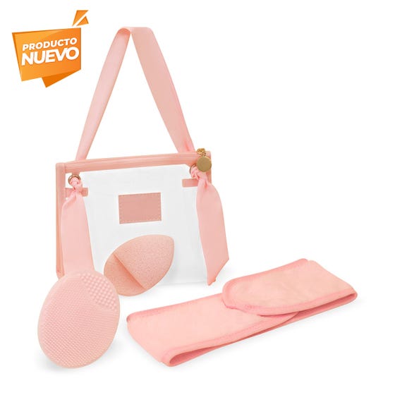 SET LIMPIEZA FACIAL NAIMA ROSADO