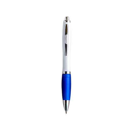 BOLIGRAFO DE PLASTICO CLIP METALICO COLOR AZUL CLARO FARELL