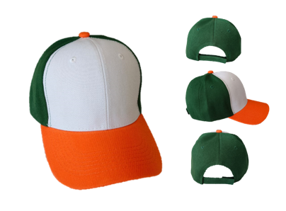 GORRA DE ACRILAN PARA BEISBOL COLOR VERDE FRENTE B...