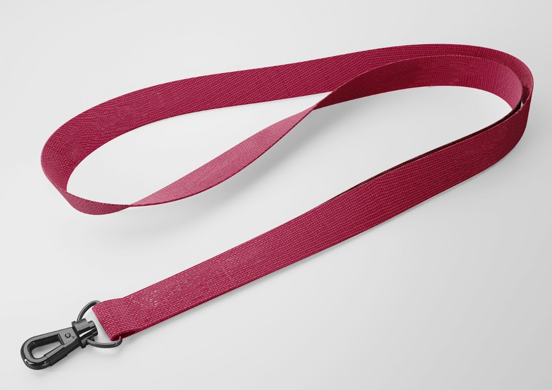PORTAGAFET SENCILLO SIN BROCHE DESPRENDIBLE COLOR TINTO