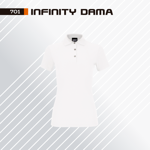 PLAYERA POLO INFINITY DAMA COLOR BLANCO