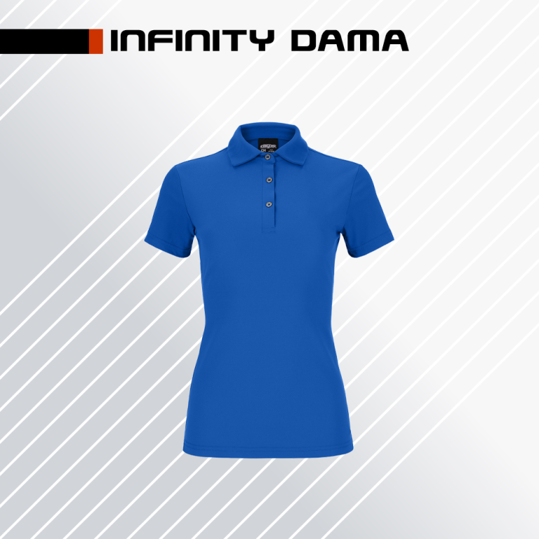 PLAYERA POLO INFINITY DAMA COLOR AZUL REY
