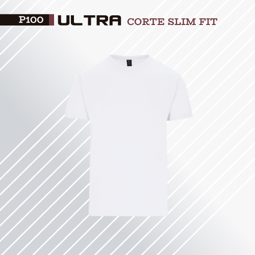 PLAYERA ULTRA C/R CORTE SLIM FIT TALLA XXG COLOR BLANCO