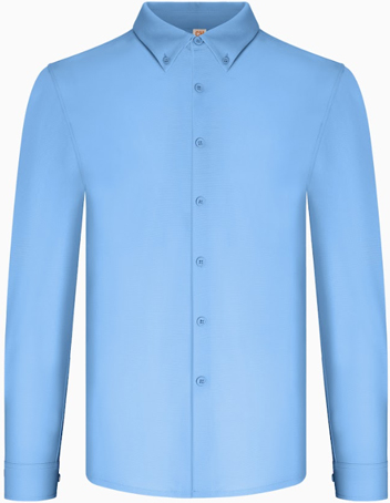 CAMISA PREMIUM INFINITY CABALLERO AZUL CIELO