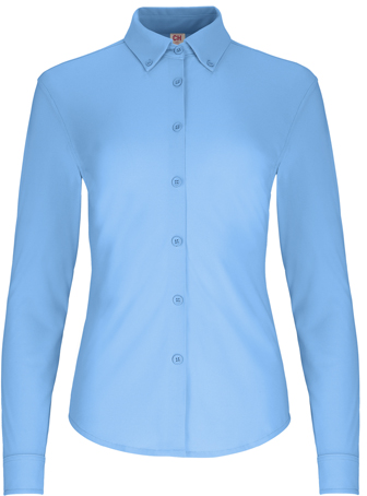 CAMISA PREMIUNM INFINITY DAMA COLOR AZUL CIELO