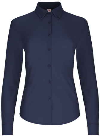 CAMISA PREMIUM INFINITY DE DAMA DE COLOR AZUL MARINO