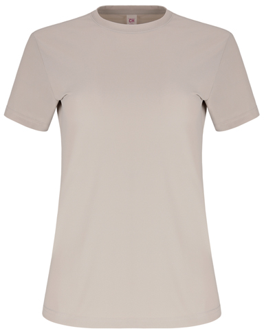 PLAYERA INFINITY PREMIUM CUELLO REDONDO DE DAMA COLOR BEIGE