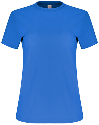 PLAYERA INFINITY PREMIUM CUELLO REDONDO DE DAMA COLOR AZUL REY