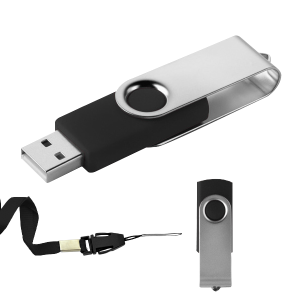 MEMORIA USB HELICE GIRATORIA CLASICA 64 GB