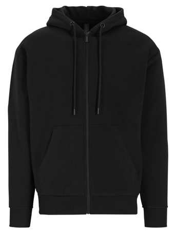 SUDADERA ZIPPER UNISEX COLOR NEGRO