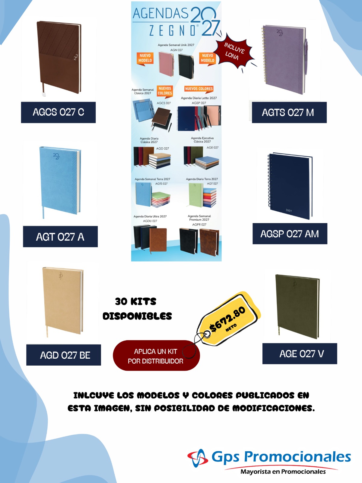 KIT DE MUESTRAS AGENDAS 027